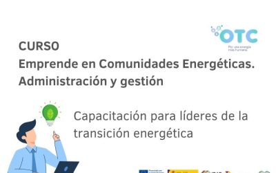 Curso Emprende en comunidades energéticas. Administración y gestión